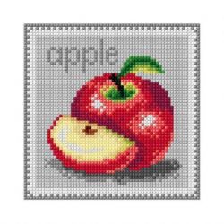 Voorbedrukt stramien appel Orchidea 2876