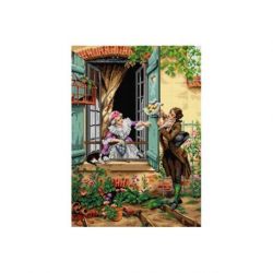 Voorbedrukt stramien mijn Valentijn Orchidea 2929R