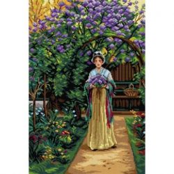 Voorbedrukt stramien sering Orchidea 3142Q