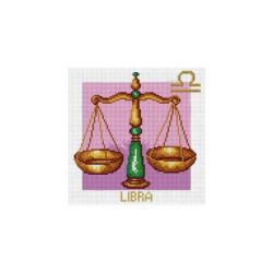 Voorbedrukt stramien sterrenbeeld schorpioen Orchidea 3207H