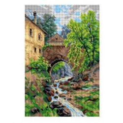 Voorbedrukt stramien brug over de trattenbach Orchidea 3255Q