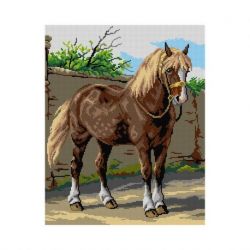 Voorbedrukt stramien naar Otto Eerelman - werkpaard (deel) Orchidea 3420