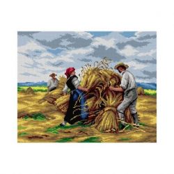 Voorbedrukt stramien naar Julien Dupre - hooien Orchidea 3484