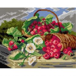 Voorbedrukt stramien naar Eloise Harriet Stannard - Stilleven met frambozen Orchidea 3503H