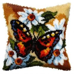 Smyrna Knoopkussen vlinder op margriet Orchidea 4060