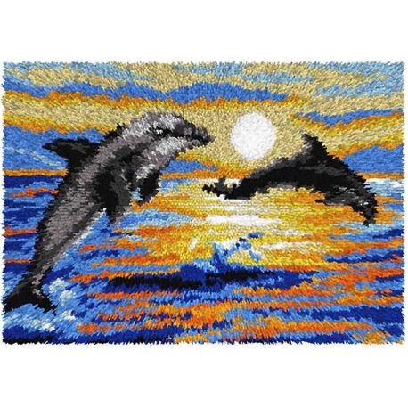 Smyrna-Knoopkleed dolfijnen Orchidea 4196