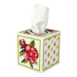 Borduurpakket Tissudoos rozen Orchidea 5101