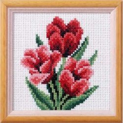 Borduurpakket Tulpen Orchidea 7517