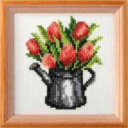 Borduurpakket Tulips Orchidea 7592