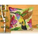 Kussenborduurpakket kolibri Orchidea 9013