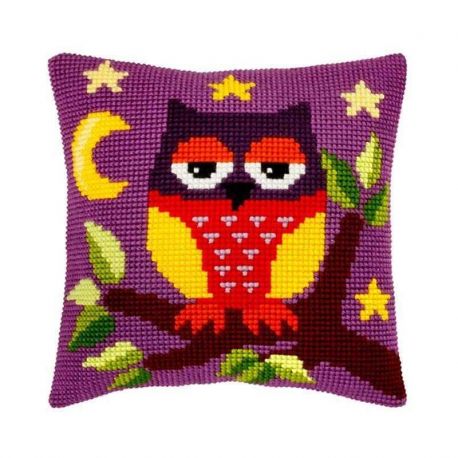 Borduurpakket Kussen Owl Orchidea 9278