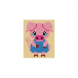 Borduurpakket varken Orchidea 9751