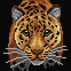 Kinderborduurpakket My First Embroidery Panter Orchidea 9777