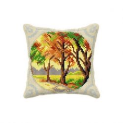 Kruissteekkussen vier seizoenen-herfst Orchidea 99046