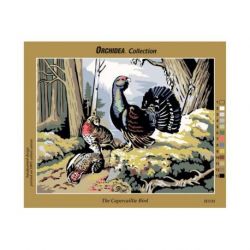 Voorbedrukt stramien korhoenders Orchidea SAH11M