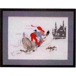 Borduurpakket HC Andersen-Hans de sukkel Haandarbejdets Fremme 30-9928