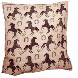Borduurpakket Kussen paarden bruin Haandarbejdets Fremme 20-5172.02