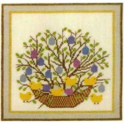 Borduurpakket Bloemen in mand Haandarbejdets Fremme 30-6620