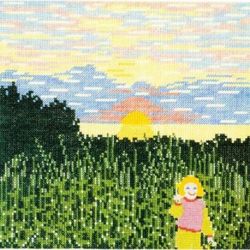 Borduurpakket Zonsondergang Haandarbejdets Fremme 30-6468