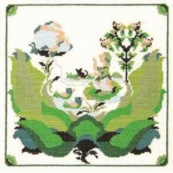 Borduurpakket Sprookje HC Andersen-Duimelijntje Haandarbejdets Fremme 30-6780