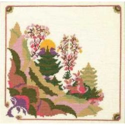 Borduurpakket Sprookje HC Andersen-De dennenboom Haandarbejdets Fremme 30-6782