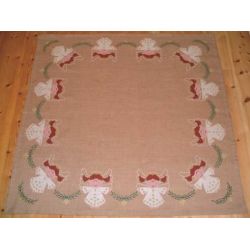 Borduurpakket Kerstboomkleed engelen Haandarbejdets Fremme 29-9912