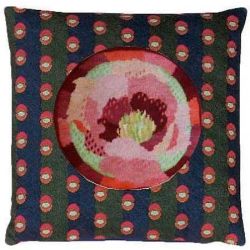 Borduurpakket Kussen Pioenrozen Haandarbejdets Fremme 20-6442