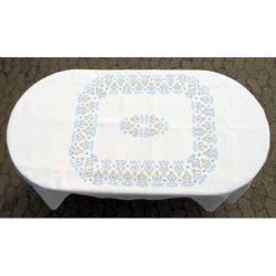 Borduurpakket Tafelkleed engeltjes Haandarbejdets Fremme 06-6925