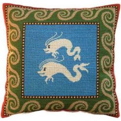 Borduurpakket Kussen dolfijnen Haandarbejdets Fremme 20-6831