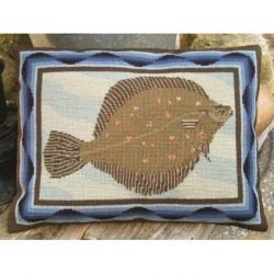 Borduurpakket Kussen vis Haandarbejdets Fremme 20-0518