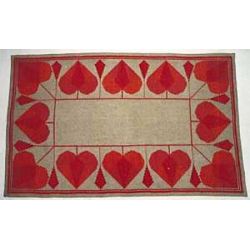 Borduurpakket Kleedje harten en kogels Haandarbejdets Fremme 06-6542 oL