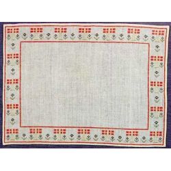 Borduurpakket Placemat Zweedse vlag Haandarbejdets Fremme 40-5504