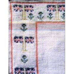 Borduurpakket Placemat Engelse vlag Haandarbejdets Fremme 40-5580