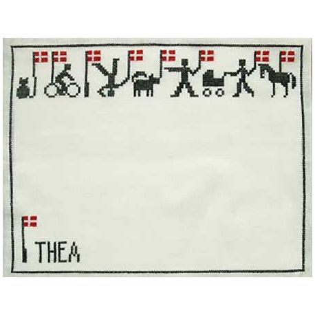 Borduurpakket Placemat Cartsten Haandarbejdets Fremme 14-9993.01