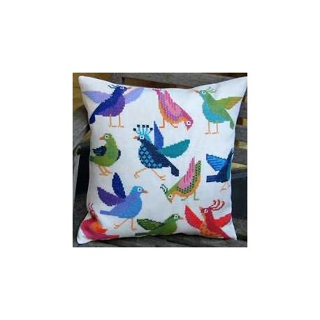Borduurpakket Kussen duiven Haandarbejdets Fremme 20-6921.01