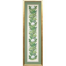 Borduurpakket Schellenkoord witte roos Haandarbejdets Fremme 11-3677 AE