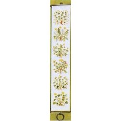 Borduurpakket Schellenkoord gele bloemen Haandarbejdets Fremme 11-4536