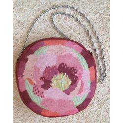 Borduurpakket Tas abstract roze Haandarbejdets Fremme 25-6435