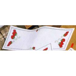 Borduurpakket Loper aardbeien PERMIN 63-9140
