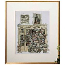 Borduurpakket Antiek winkeltje PERMIN 70-0313