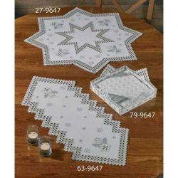 Borduurpakket loper winter hardanger Permin 63-9647