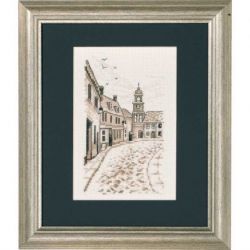 Borduurpakket dorpsstraat Permin 92-0161