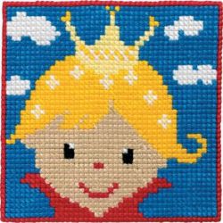 Kinderborduurpakket prinses Permin 9335