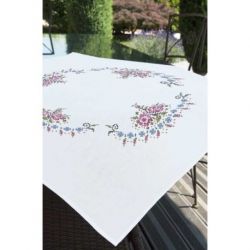 Borduurpakket Tafellaken rozen Brodelia 2412-9076