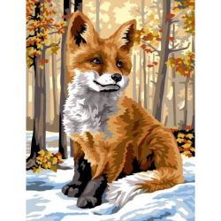 Voorbedrukt stramien vos Margot 133-3602