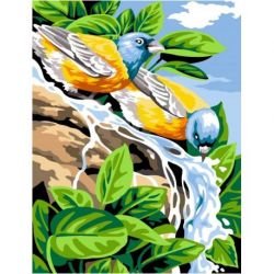 Voorbedrukt stramien rotswater Margot 133-3605