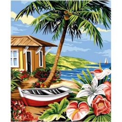 Voorbedrukt stramien Eiland Margot 134-5171