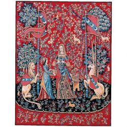 Voorbedrukt stramien Dame a la Licorne lOdorat Margot 143-2204