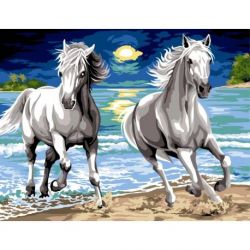 Voorbedrukt stramien paarden Margot 152-56