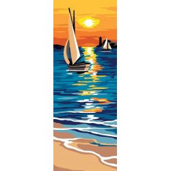 Voorbedrukt stramien zonsondergang Margot 62U-290